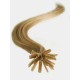 Vlasy európskeho typu k predlžovaniu keratínom 40cm – svetlo hnedé