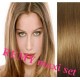 Clip in maxi set 43cm pravé ľudské vlasy - REMY 140g – svetlo hnedá