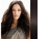 Vlasy pre metódu Pu Extension / Tapex / Tape Hair / Tape IN 40cm – prírodná čierna