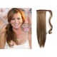 Clip in príčesok cop / vrkoč 100% ľudské vlasy 50cm – svetlo hnedá