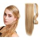 Clip in príčesok cop / vrkoč 100% ľudské vlasy 60cm – prírodná / svetlejšia blond