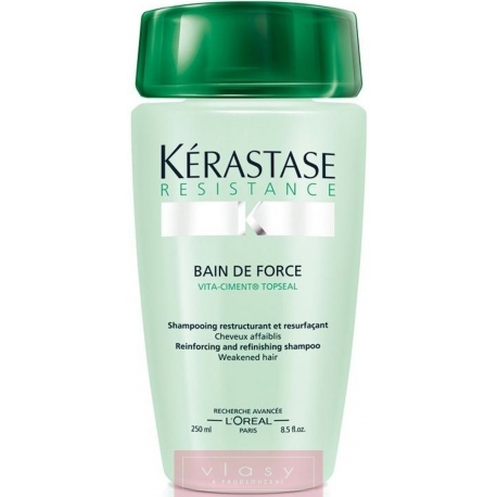 KÉRASTASE Résistance Bain De Force šampón pre krehké, lámavé vlasy 250ml