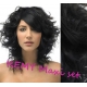 Kučeravý clip in maxi set 53cm pravé ľudské vlasy - REMY 200g – čierna